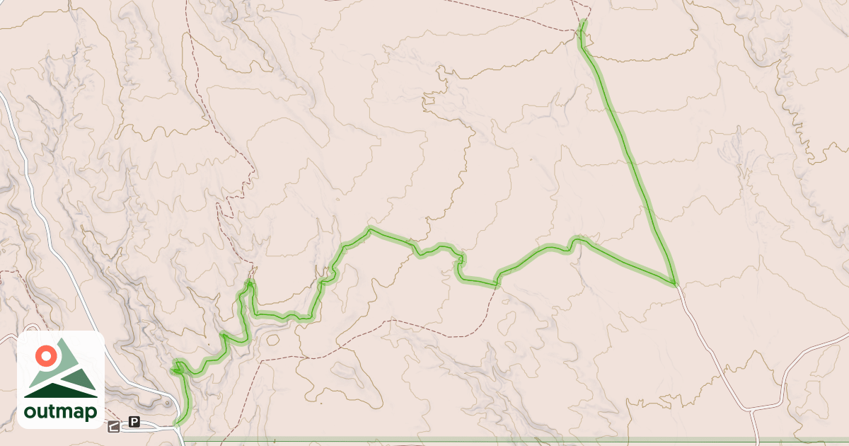 Map of Pronghorn Loop