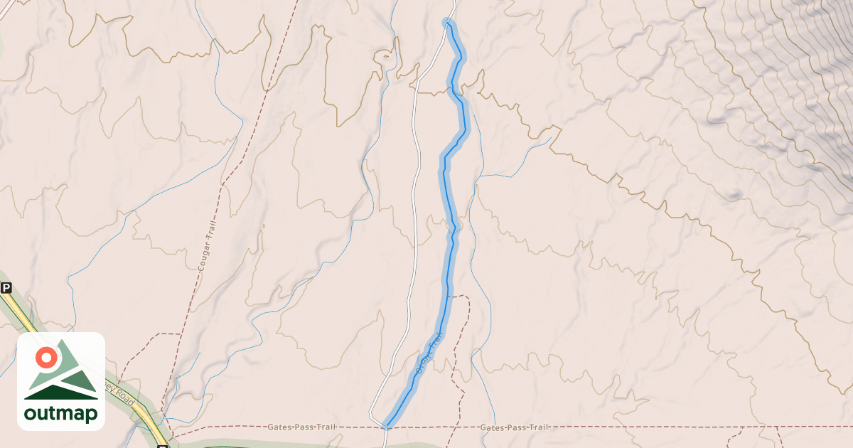 Map of Ringtail Trail