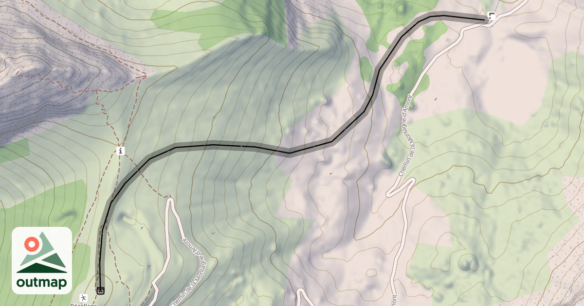 Map of Piste de Jaman