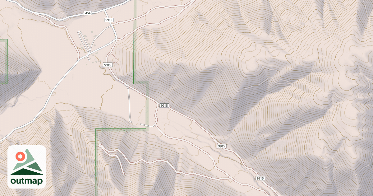 Map of SOUTH FORK NEMOTE