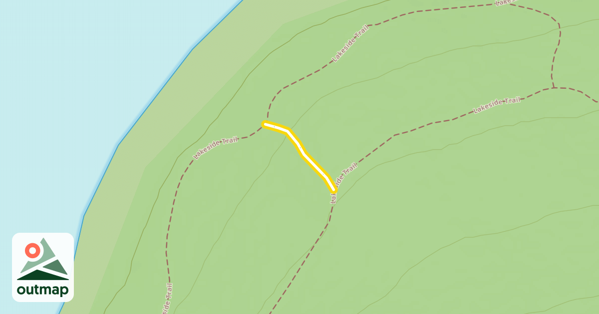 Map of Lakeside Trail