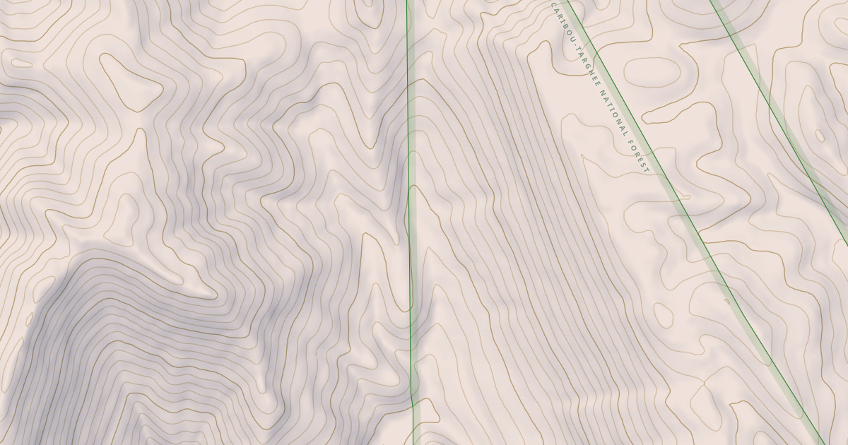 Map preview of NORTH SULPHUR CANYON
