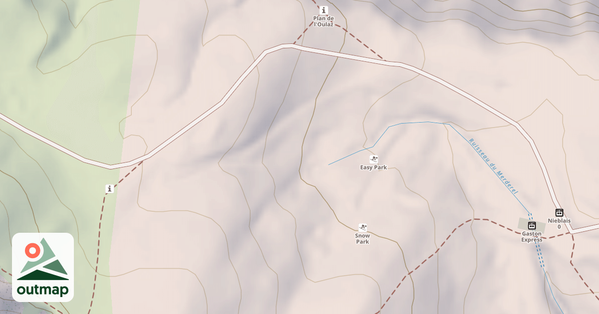 Map of Snow Park