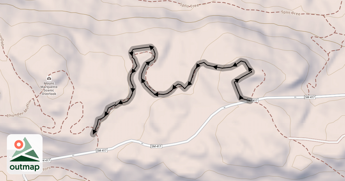 Map of Upper No-Dab