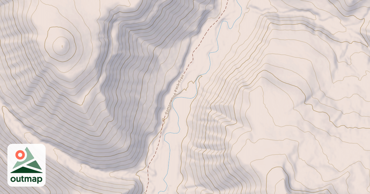 Map of Cottonwood Snowmobile