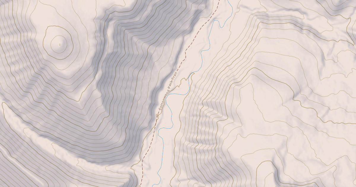 Map preview of Cottonwood Snowmobile