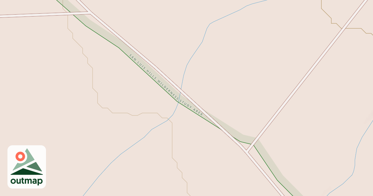 Map of BLM National GTLF Public Motorized Roads 2daf01bd-0338-4f8b-9a71-0ea9874c18eb