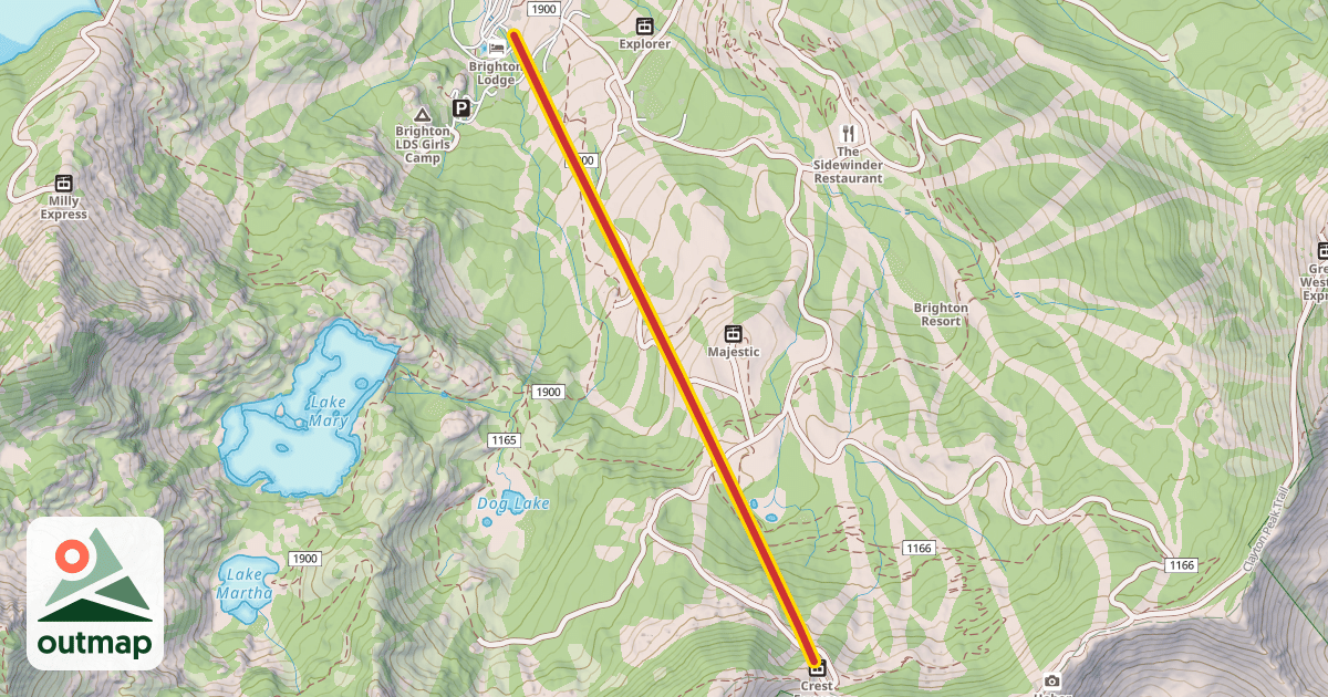 Map of Crest Express