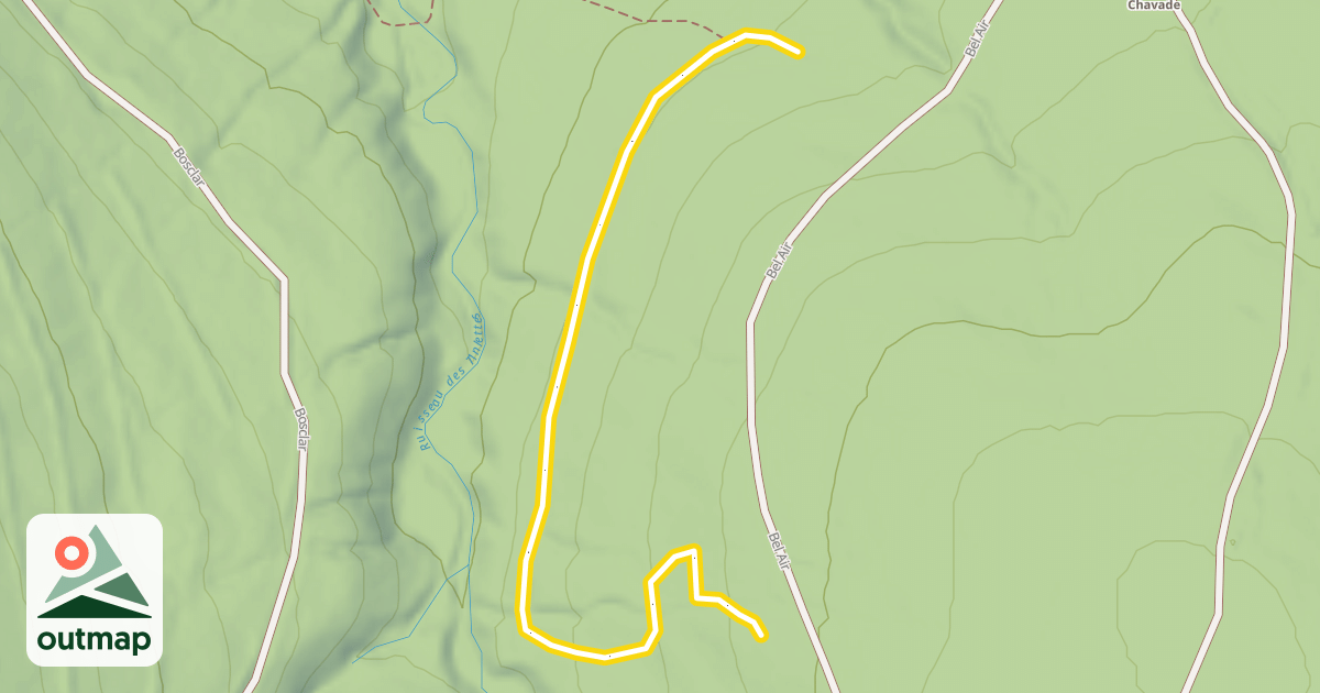 Map of Les Virolons de la Masca