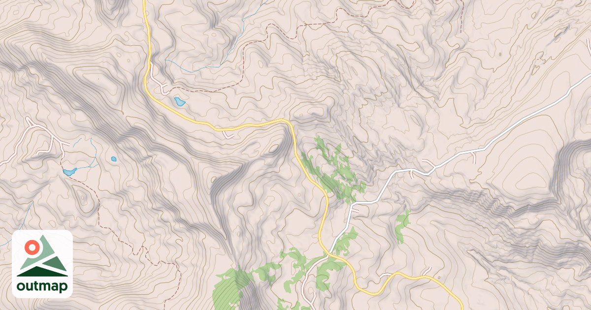 Map of Coop Creek Snomo Groomed