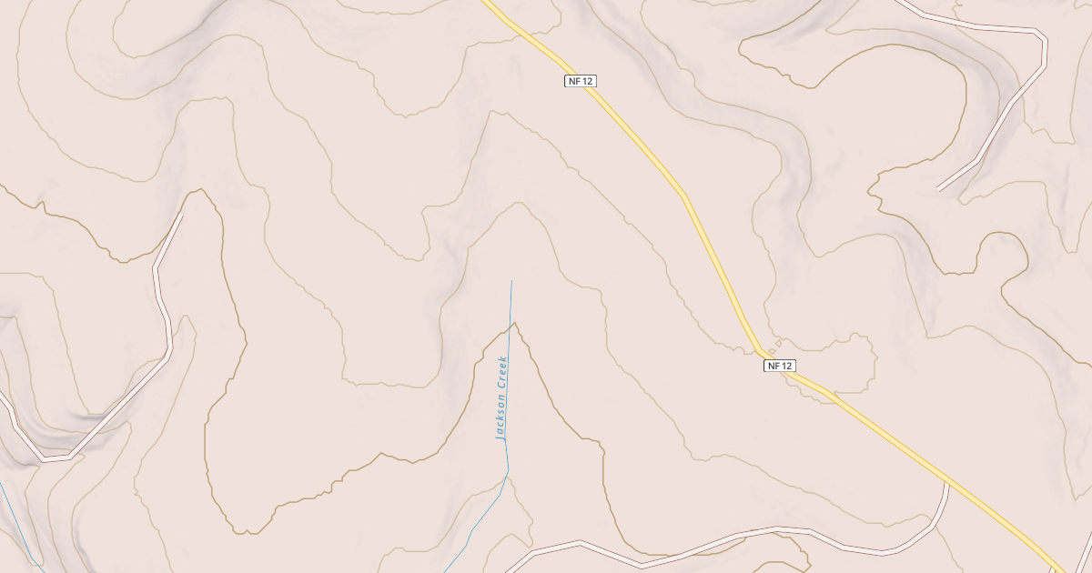 Map preview of USFS Motor Vehicle Use Map Roads {92AA598A-2A7D-4BF0-9C60-520D8AA56347}
