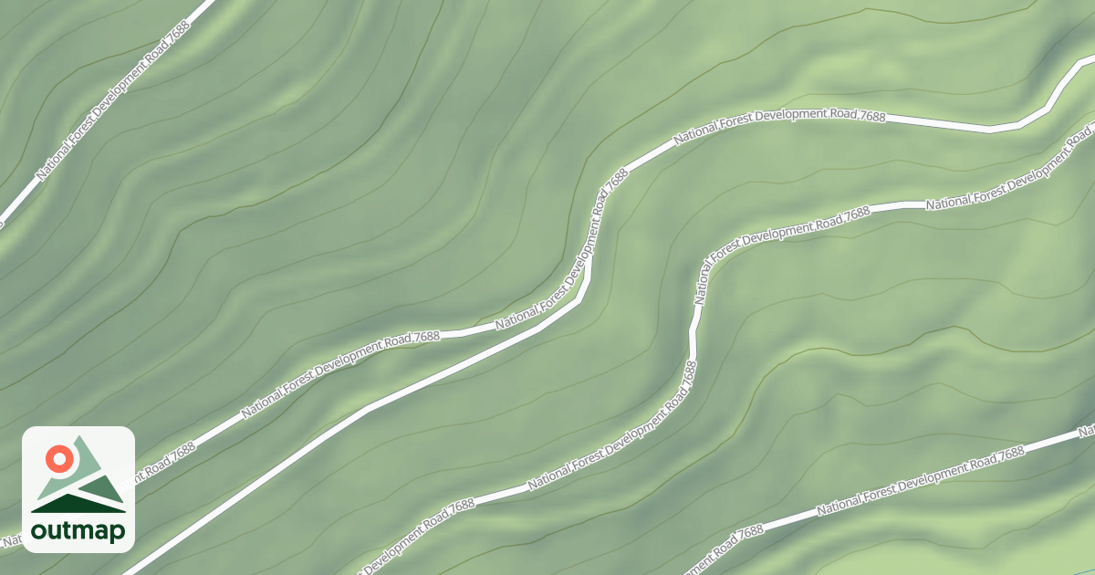 Map of BASIN PEAK