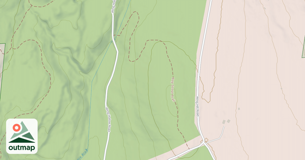 Map of Boy Scout Trail