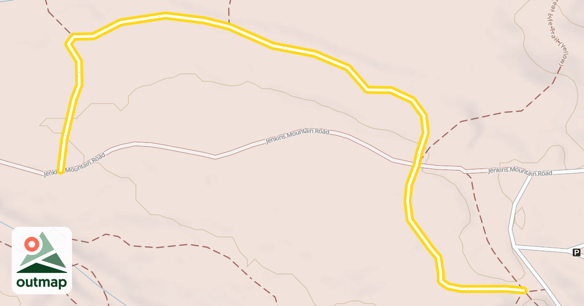 Map of Boreal Life Trail (Yellow)