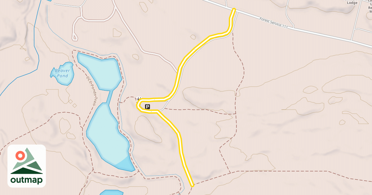 Map of Naomi Pape Trail