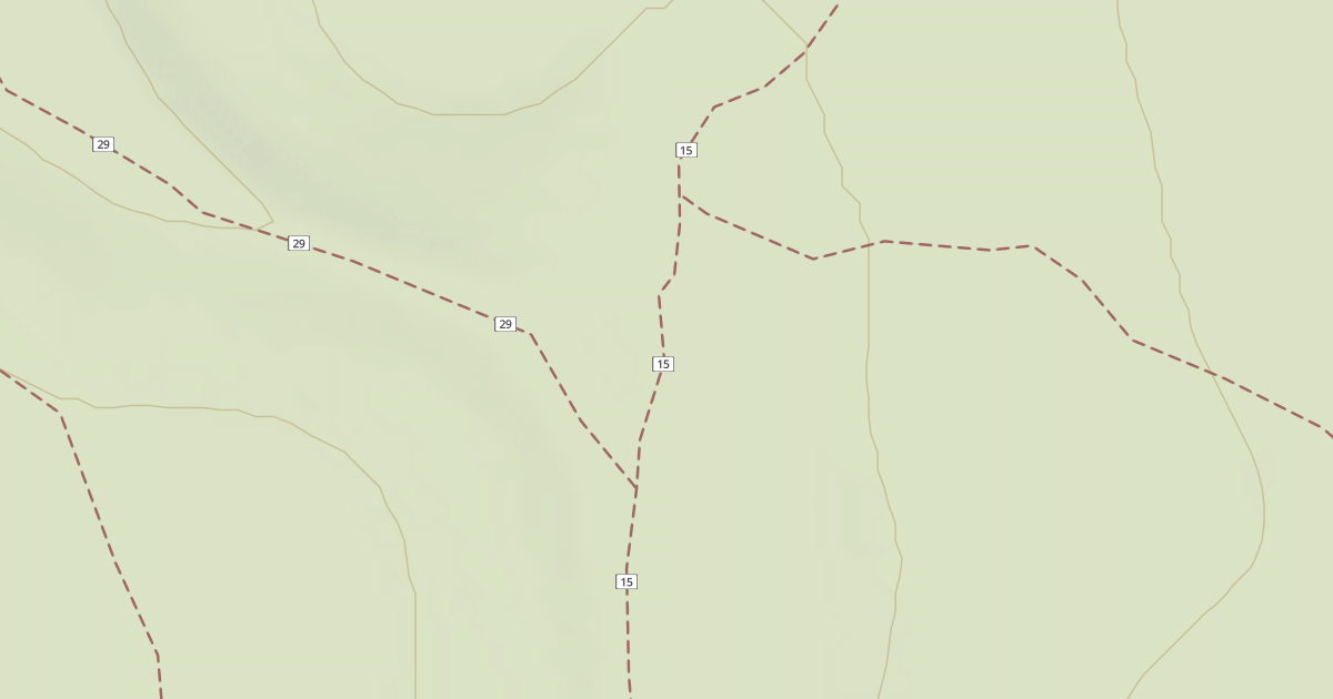 Map preview of Cline Buttes Tr 15