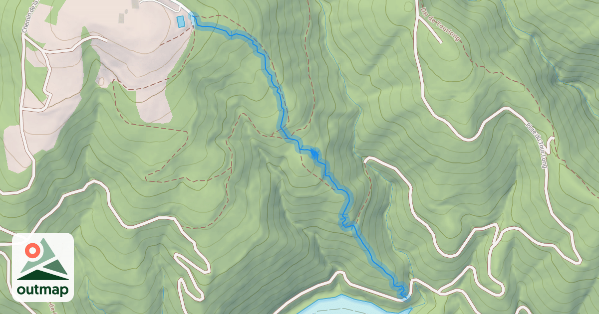 Map of Descente Rouge