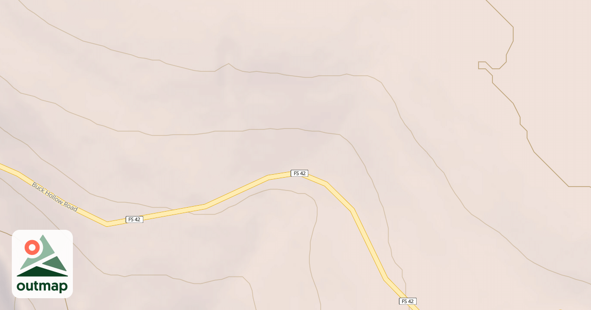 Map of USFS Motor Vehicle Use Map Roads {39E15638-6D61-4ECC-969E-6980F571C76C}