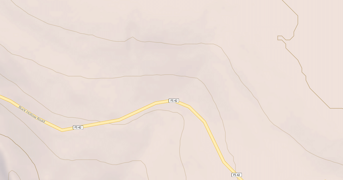 Map preview of USFS Motor Vehicle Use Map Roads {39E15638-6D61-4ECC-969E-6980F571C76C}