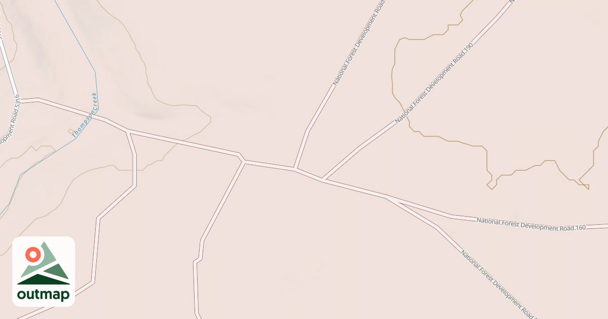 Map of USFS Motor Vehicle Use Map Roads {5B16EBB5-3415-4CCE-A875-34BA6829B2D9}