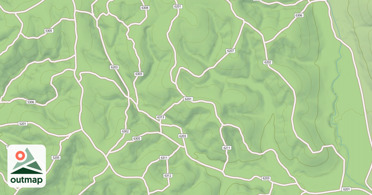 Map of USFS Motor Vehicle Use Map Trails 19956