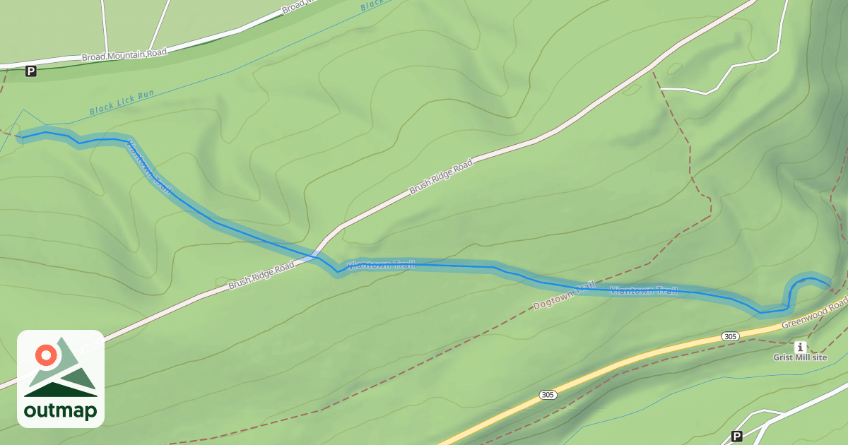 Map of Viantown Trail