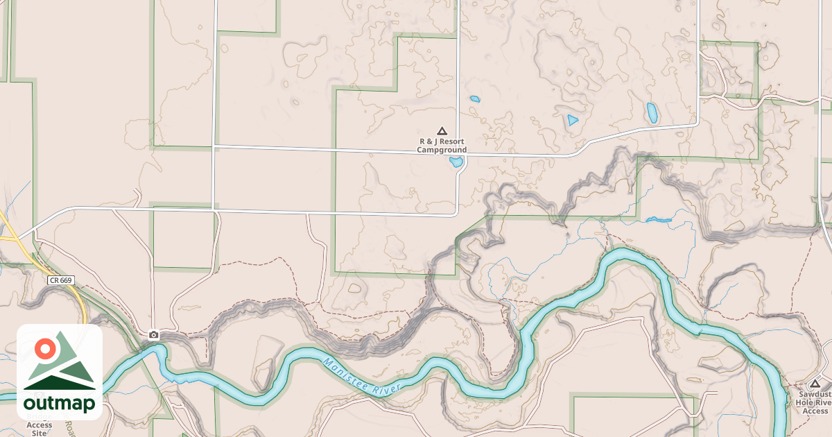 Map of Newaygo-Wellston Smt Dnr3