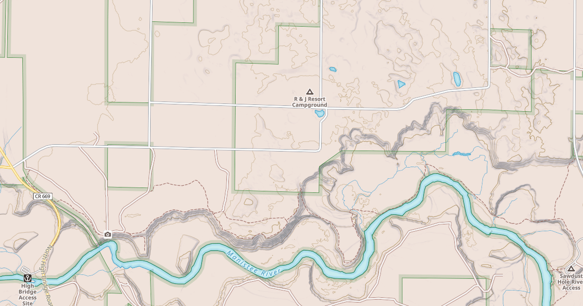 Map preview of Newaygo-Wellston Smt Dnr3