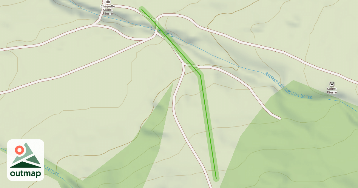 Map of Chamois
