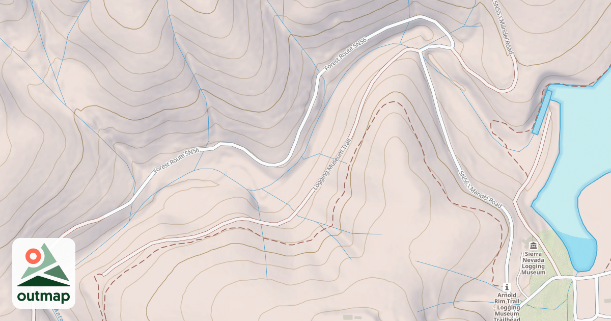 Map of USFS Motor Vehicle Use Map Roads {59E20607-4806-4977-81F4-622E1E0944D9}