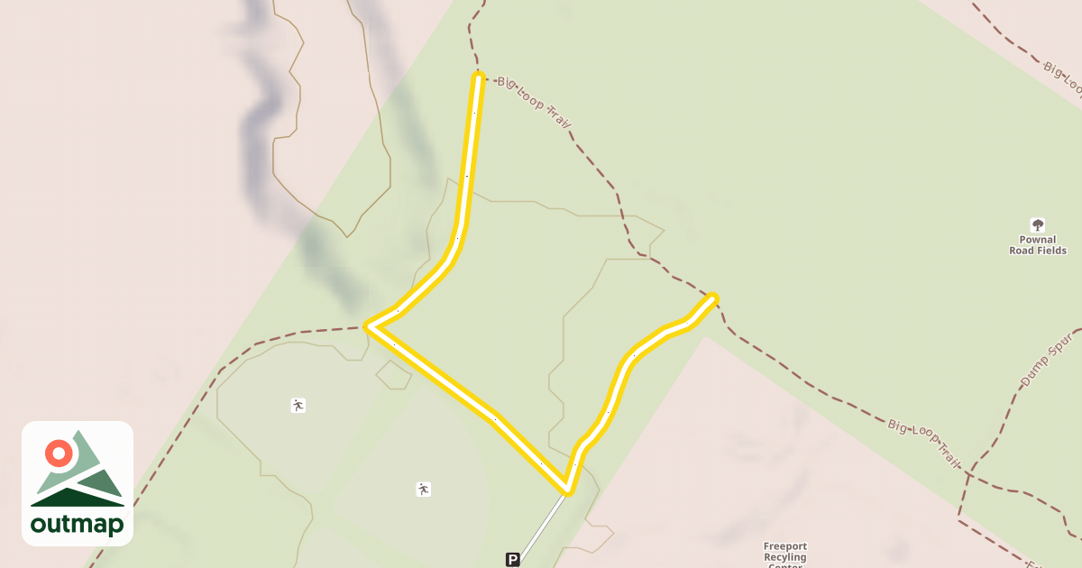 Map of Blueberry Loop