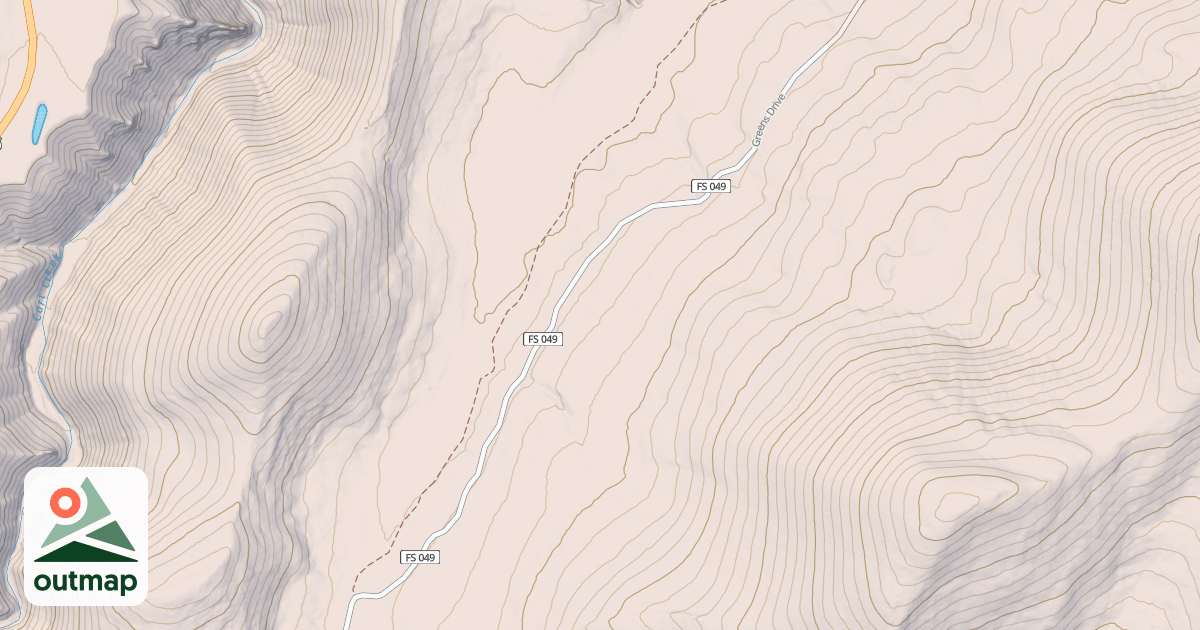 Map of GREEN DRAW