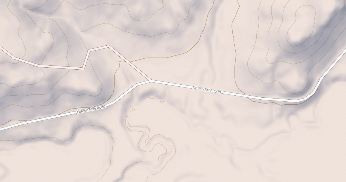 Map preview of FIFTEEN MILE