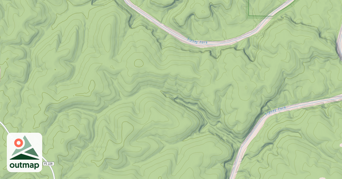 Map of HORSESHOE BEND