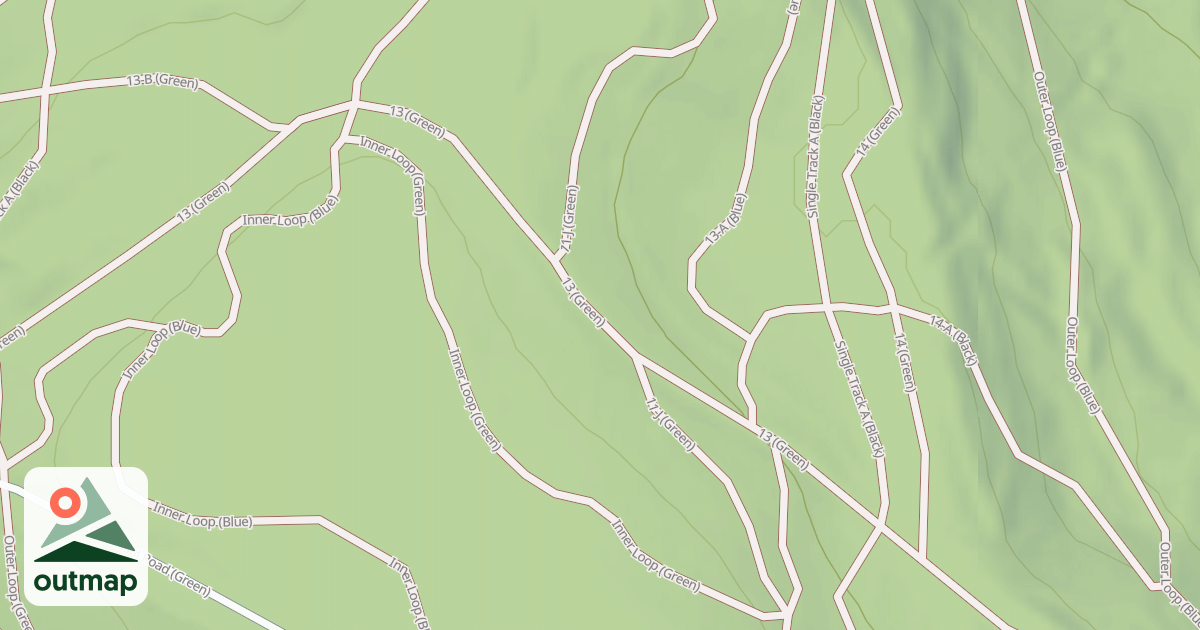 Map of Rock Run ATV Trails
