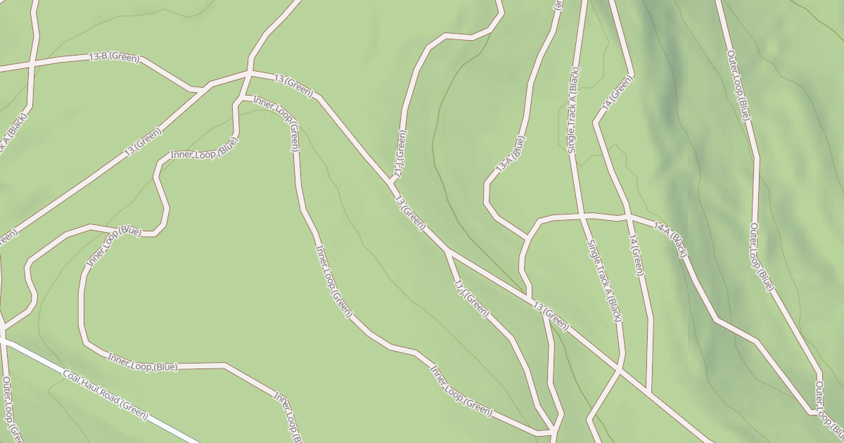 Map preview of Rock Run ATV Trails