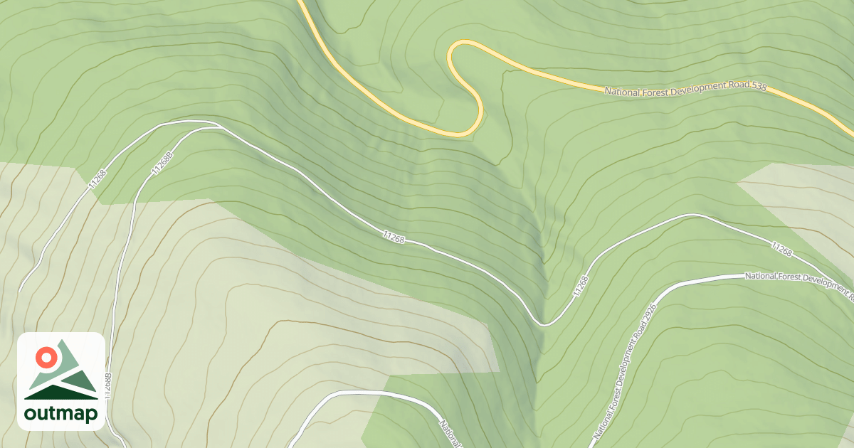 Map of EAST NORTH FACE