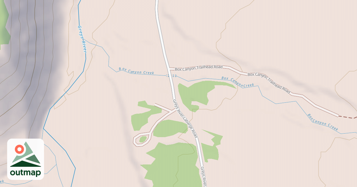 Map of DICK CREEK EAST