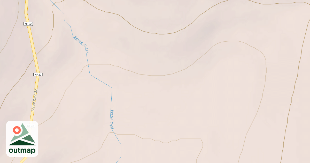Map of USFS Motor Vehicle Use Map Roads {24541BD6-DA1B-46EC-9981-E849030CBE30}