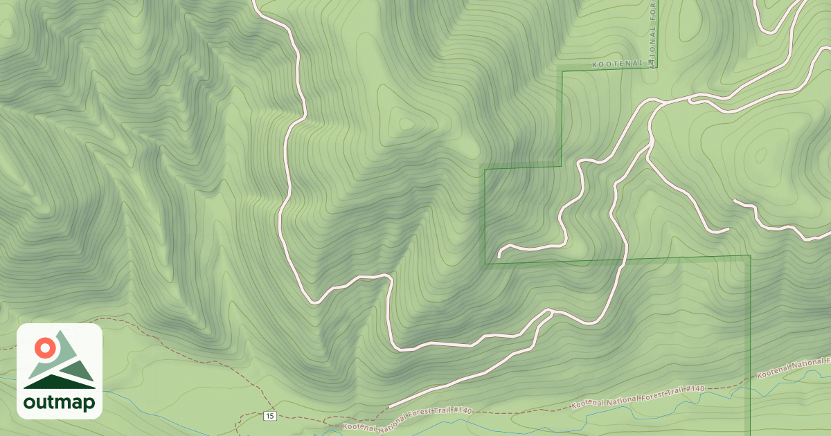 Map of CEDAR PARMENTER