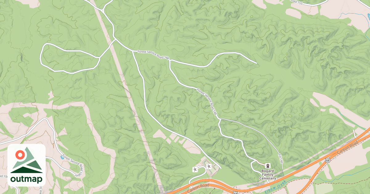 Map of BOGARD CEMETERY ROAD