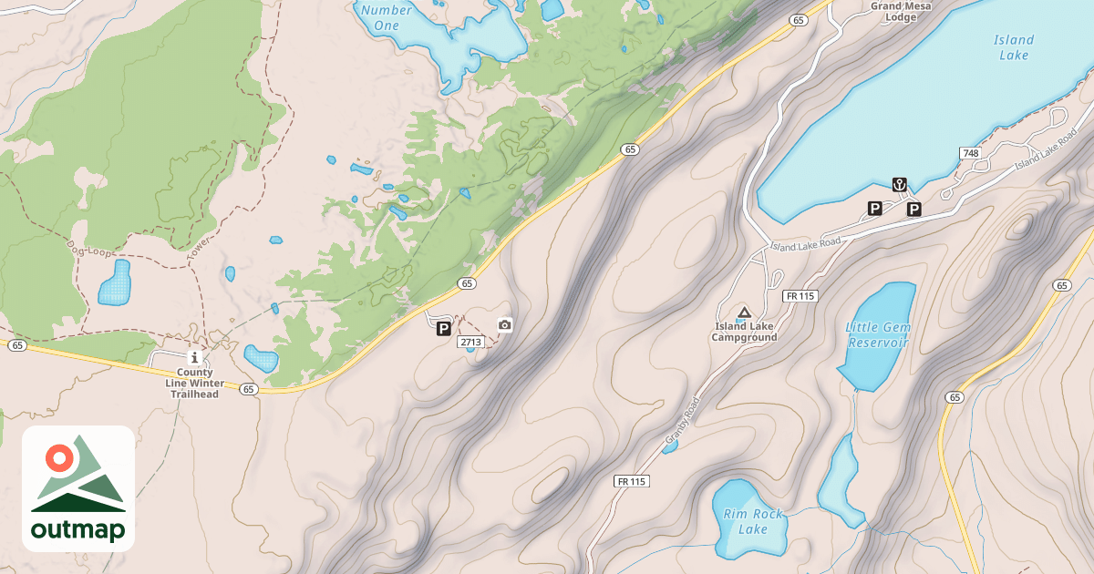 Map of Sunlight To Powderhorn Sno