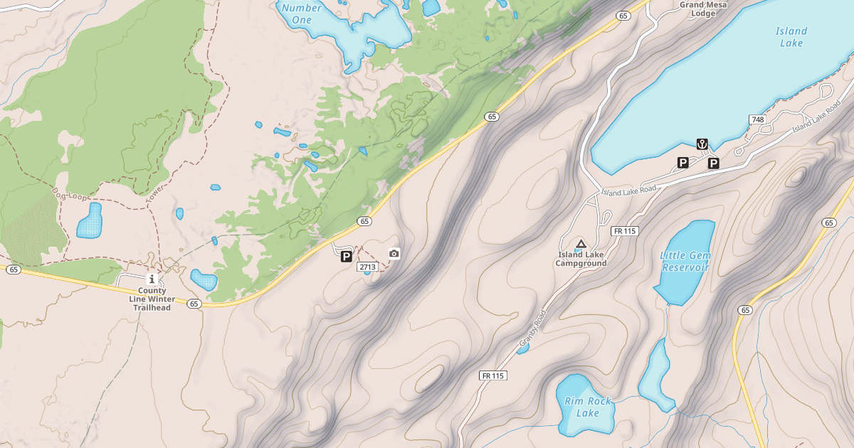 Map preview of Sunlight To Powderhorn Sno