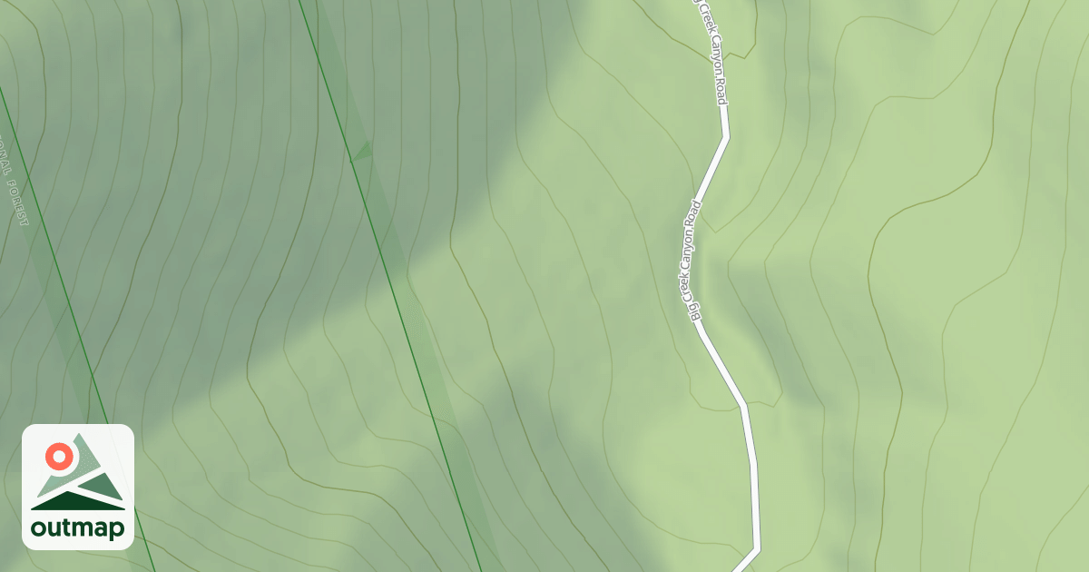 Map of DEER CANYON EAST