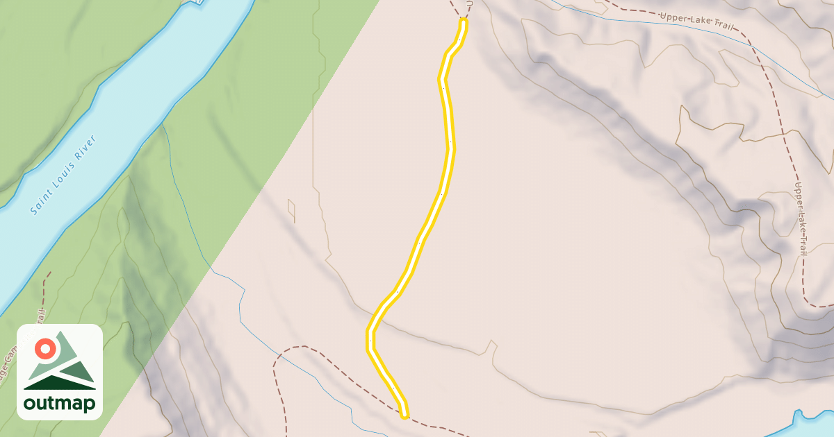 Map of Lower Lake Trail