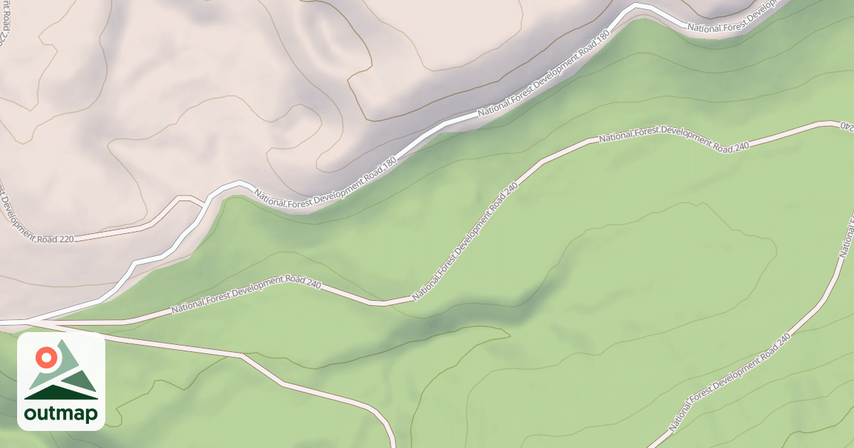 Map of USFS Motor Vehicle Use Map Roads {52B8B9A5-48F6-49BE-A617-D86A2EB59EAB}