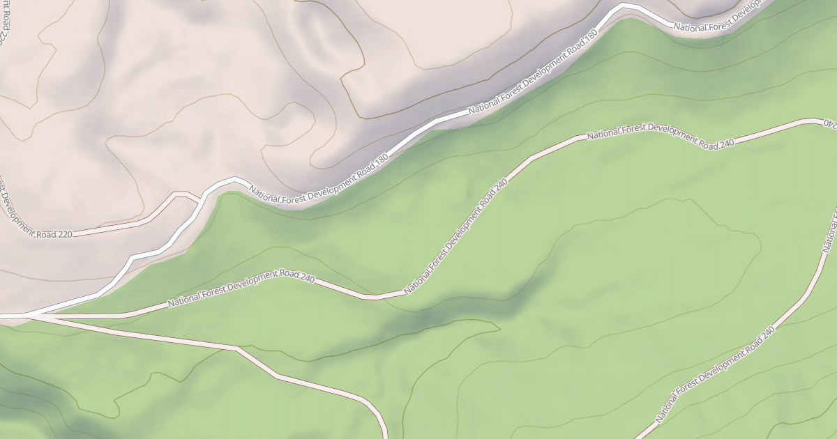 Map preview of USFS Motor Vehicle Use Map Roads {52B8B9A5-48F6-49BE-A617-D86A2EB59EAB}