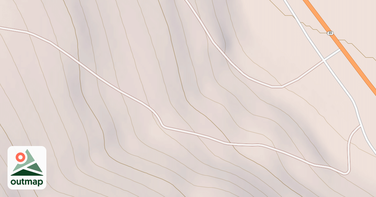 Map of BUTTE SPUR 1