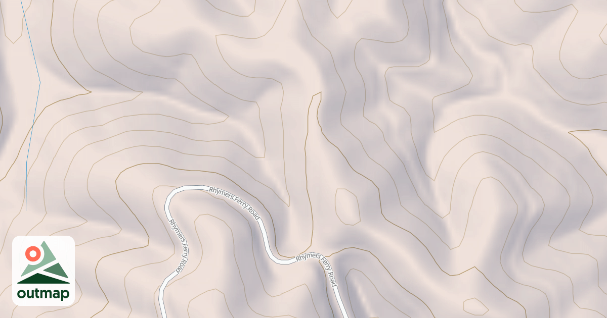Map of FAX BRANCH RIDGE