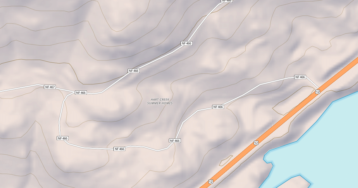 Map preview of HART CREEK SUMMER HOMES